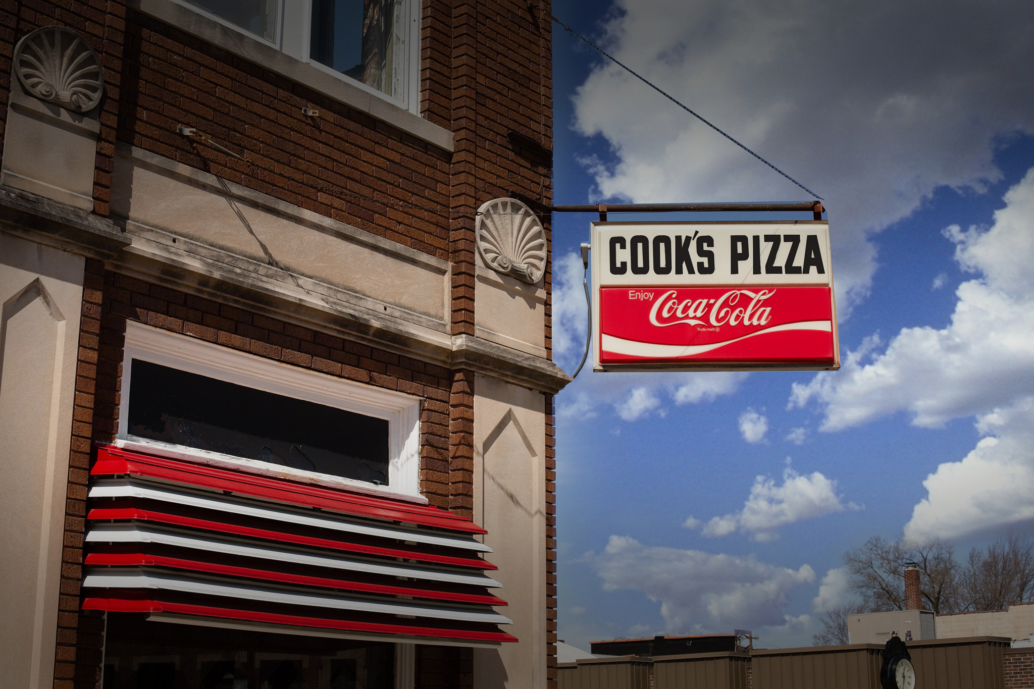 Delicious Pizza at Cook's Pizza in Wakarusa